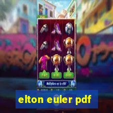 elton euler pdf